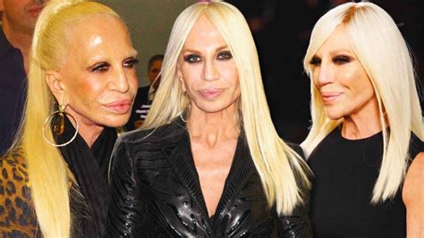 versace uomo online|what happened to donatella versace's face.